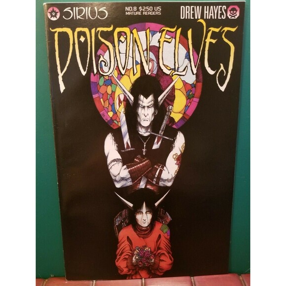 1995 Poison Elves 2nd Series #8 Drew Hayes Lusiphur Sirius Comics High Grade - Picture 1 of 1